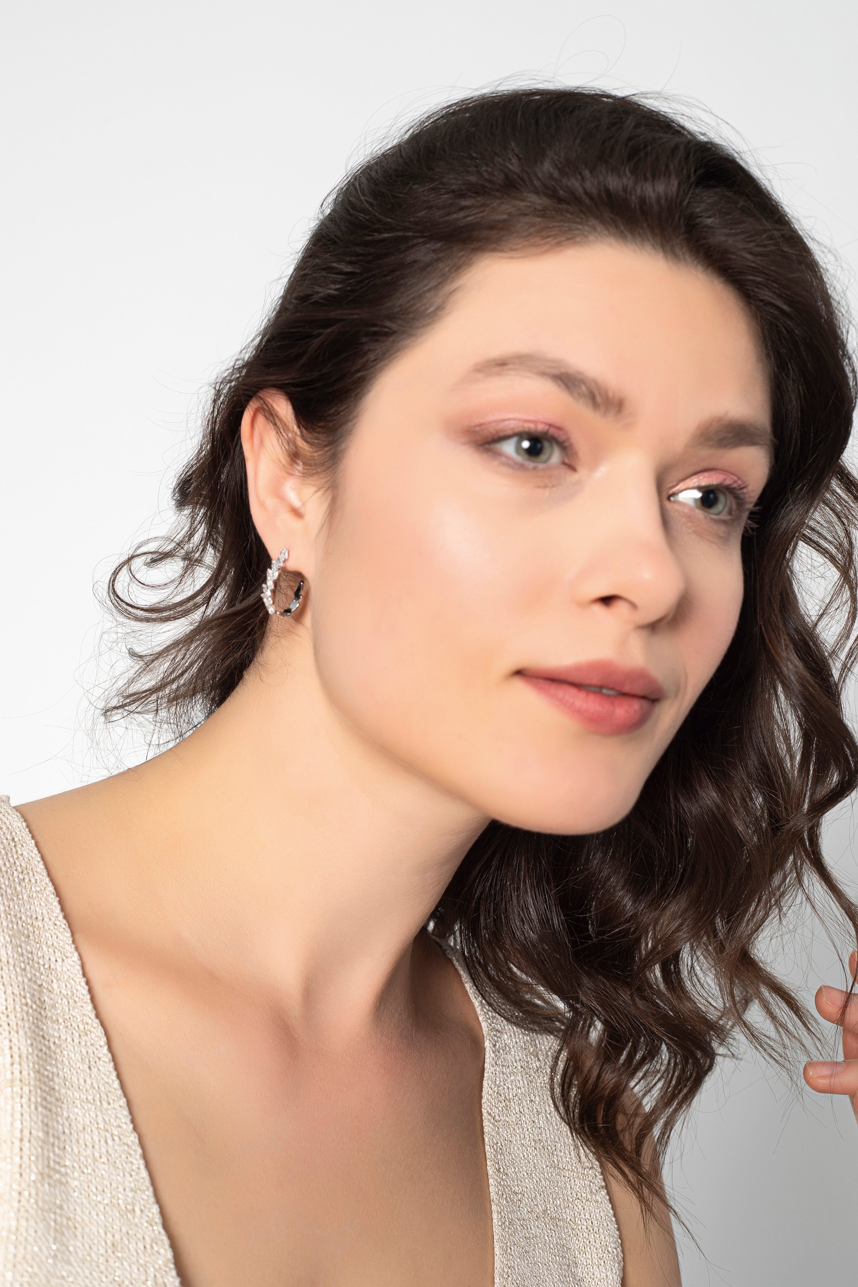 Boucles d'oreilles créoles argent