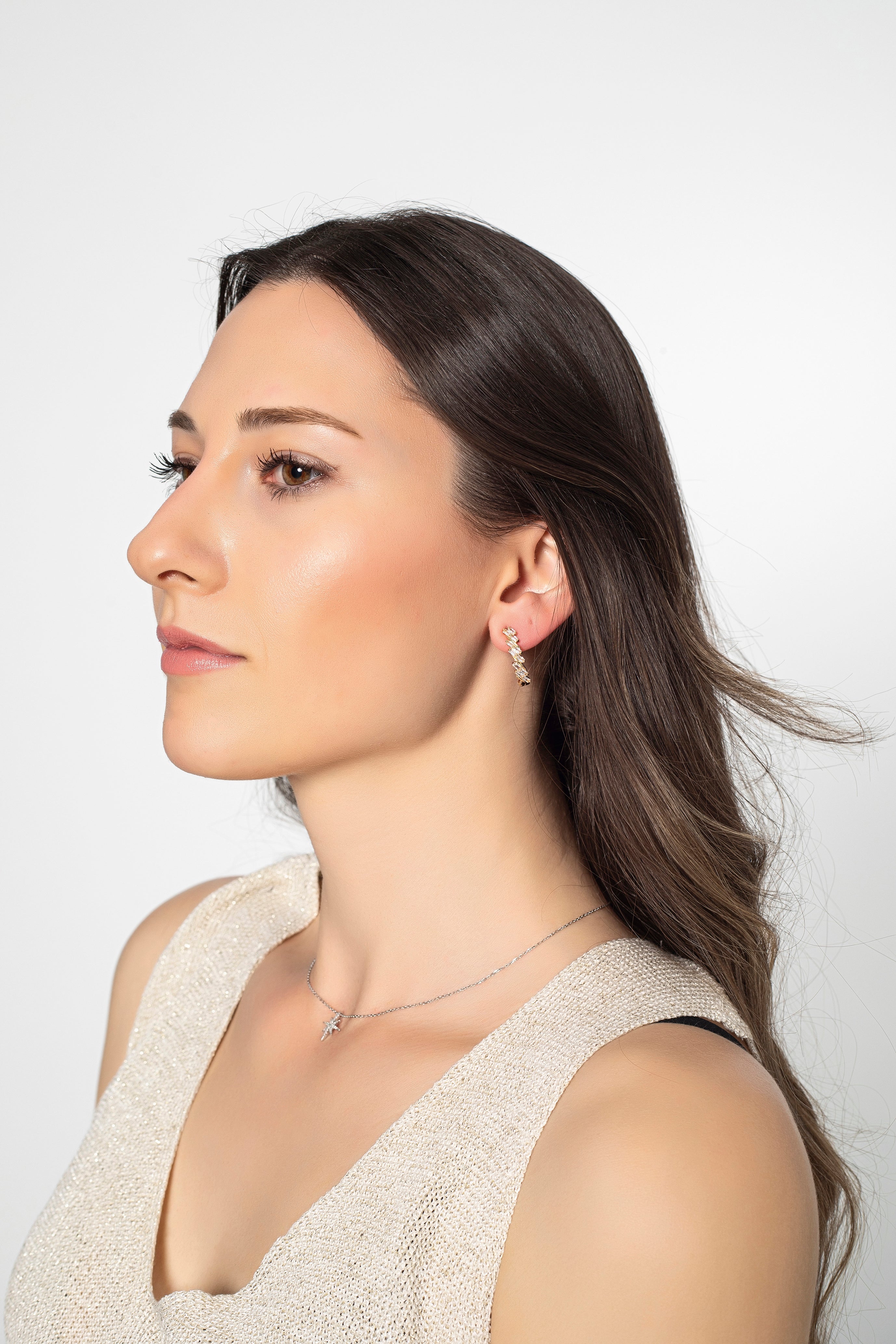 Boucles d'oreilles créoles dorées